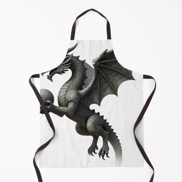 Item preview, Dragon Gargoyle with Stone Orb designed and sold by IllumeInk.
