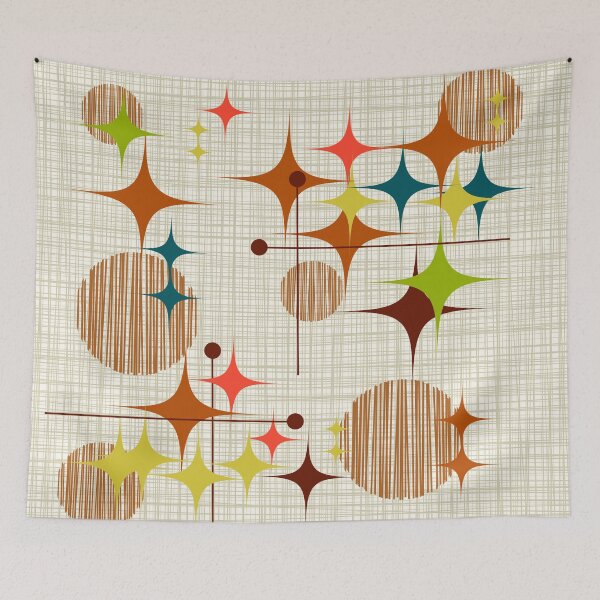 Item preview, Eames Era Starbursts and Globes 4 (bkgrnd) designed and sold by Makanahele.