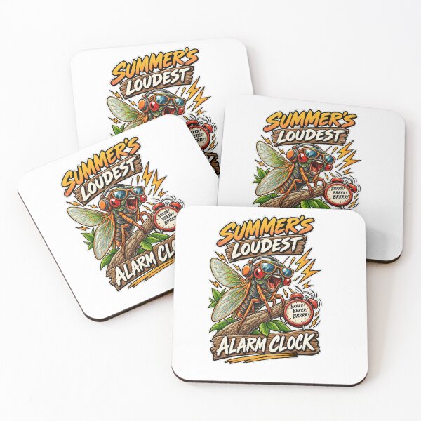 Item preview, Summer’s Loudest Alarm Clock – Funny Cicada Summer Bug Design designed and sold by ARTwy.