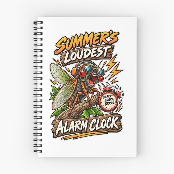 Item preview, Summer’s Loudest Alarm Clock – Funny Cicada Summer Bug Design designed and sold by ARTwy.