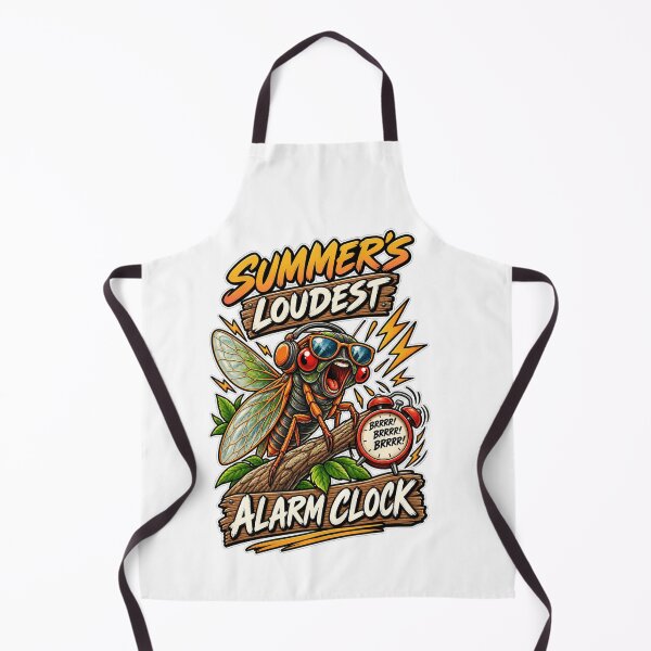 Item preview, Summer’s Loudest Alarm Clock – Funny Cicada Summer Bug Design designed and sold by Vireltoo.