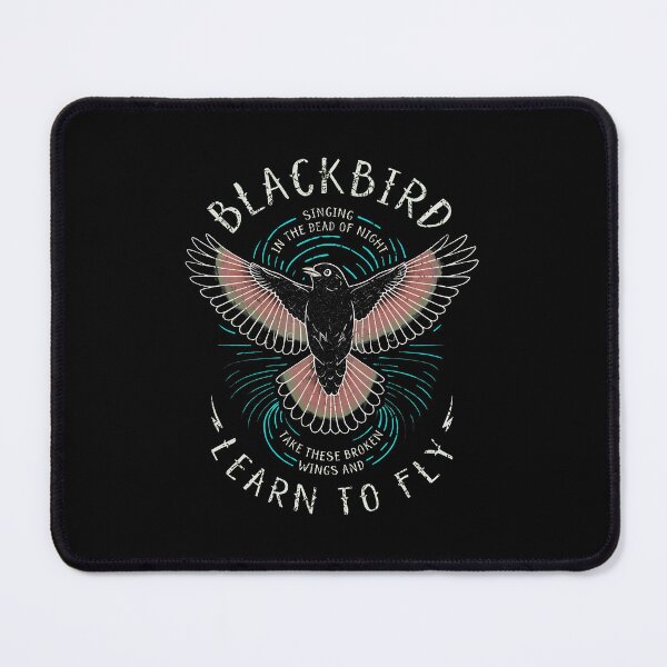 Item preview, Blackbird Singing in the Dead of Night Classic Rock designed and sold by Catsi-Nook-Art.