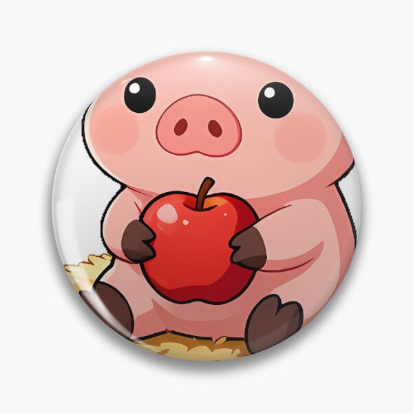 Item preview, Piglet on Hay Bale designed and sold by pumsquare.