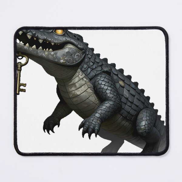 Item preview, Crocodile Gargoyle with Bronze Key designed and sold by IllumeInk.