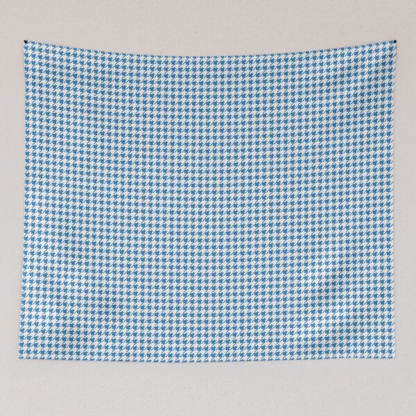 Item preview, Handcrafted Houndstooth Classic Blue XXL designed and sold by Lidra Zehcnas.
