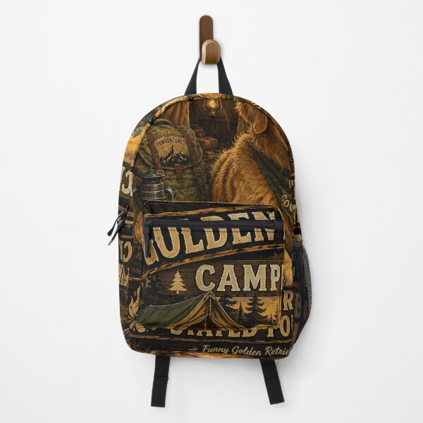 Item preview, Golden Retriever Camping Club Funny Dog Lover Design designed and sold by shopevermint.