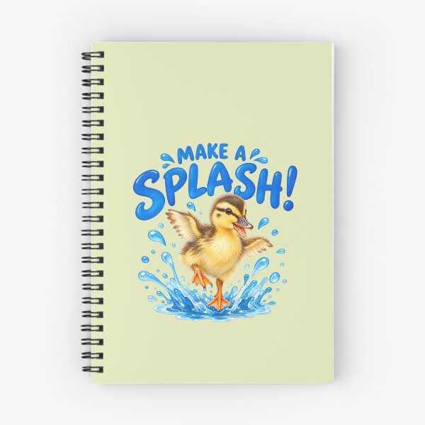 Item preview, Wild Mallard Duckling Makes a Splash designed and sold by Penbrook Farms.