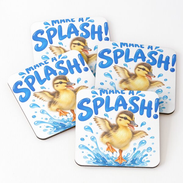 Item preview, Wild Mallard Duckling Makes a Splash designed and sold by Penbrook Farms.