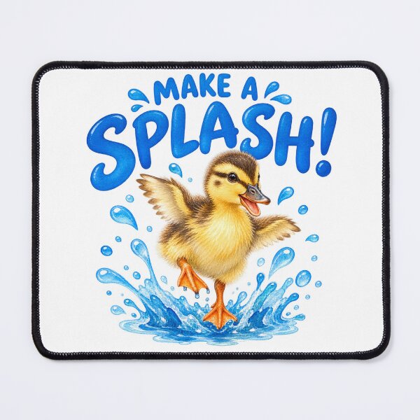 Item preview, Wild Mallard Duckling Makes a Splash designed and sold by Penbrook Farms.