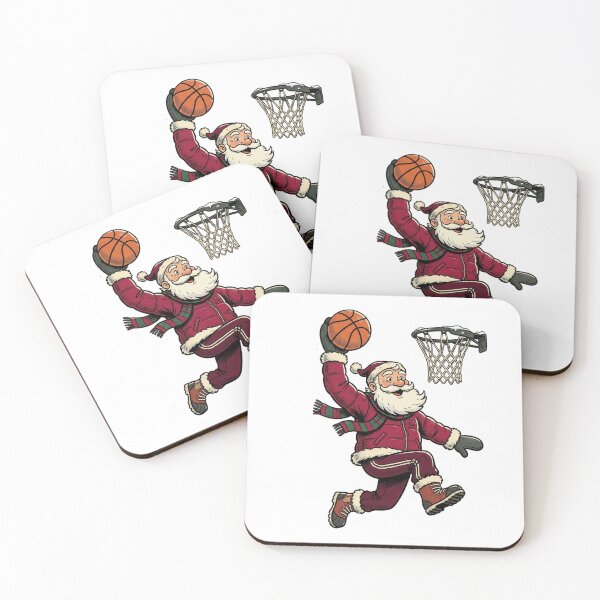 Item preview, Christmas Basketball Santa Inspired Holiday Hoops Vintage Winter Sports designed and sold by SOUFIANE1991.