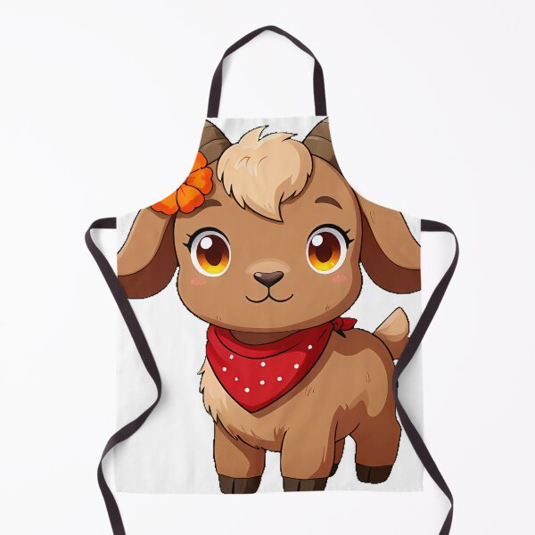Item preview, Brown Goat with Red Bandana designed and sold by pumsquare.