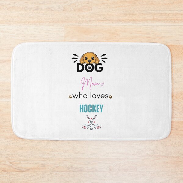 Item preview, Dog Mom Who Loves Hockey designed and sold by PawFitt.