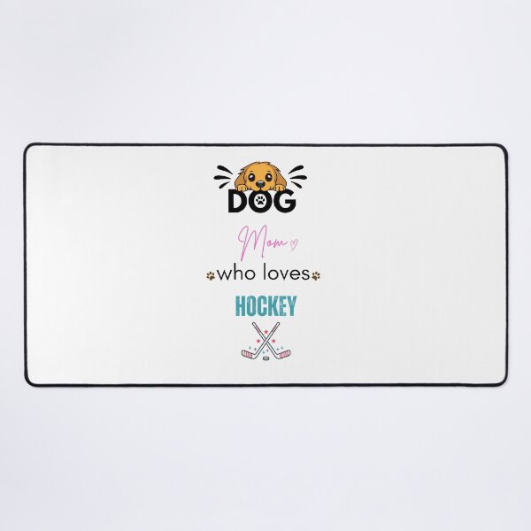 Item preview, Dog Mom Who Loves Hockey designed and sold by PawFitt.