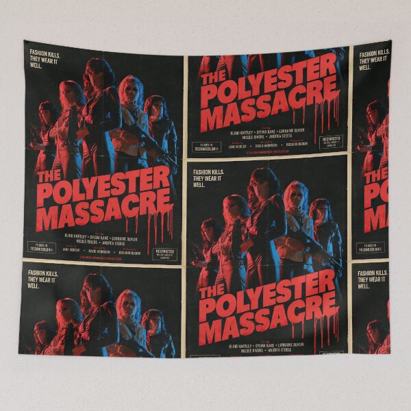 Item preview, The Polyester Massacre – Retro Slasher Grindhouse designed and sold by obstinator.