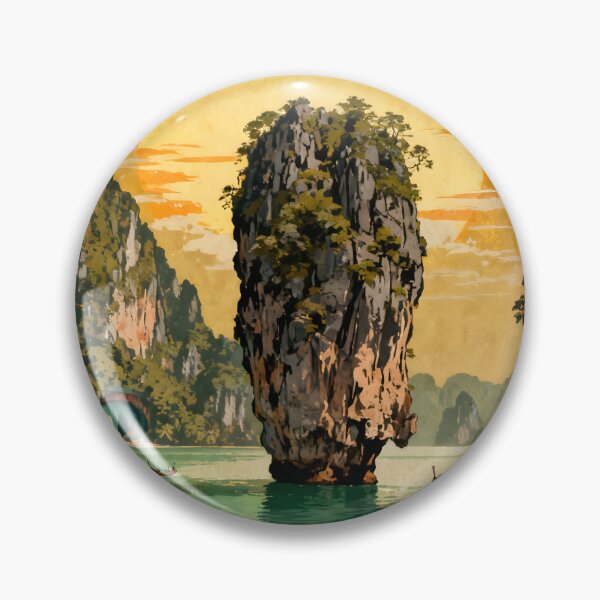 Item preview, Ko Tapu Thailand Vintage Travel Poster designed and sold by Spirit of Siam.