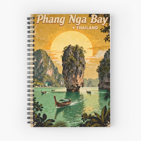 Item preview, Ko Tapu Thailand Vintage Travel Poster designed and sold by Spirit of Siam.