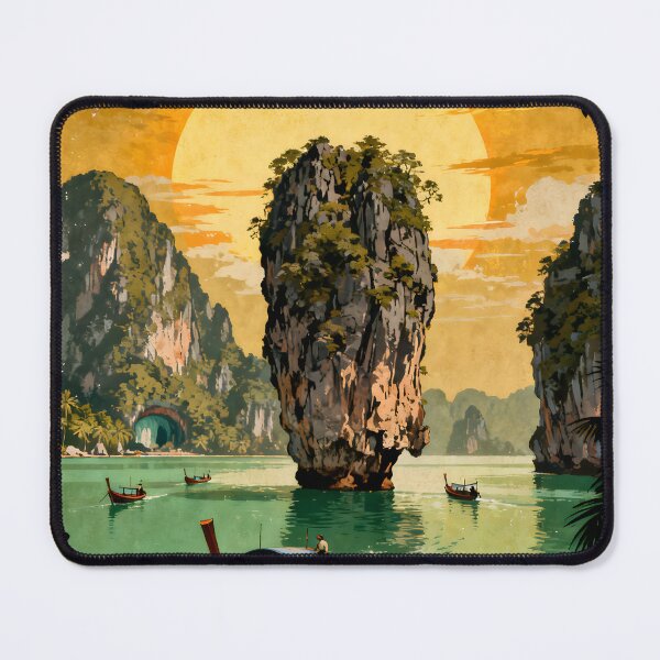 Item preview, Ko Tapu Thailand Vintage Travel Poster designed and sold by Spirit of Siam.