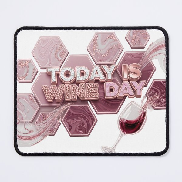 Item preview, Sleek TODAY IS WINE DAY v2 designed and sold by dazzlemakers.