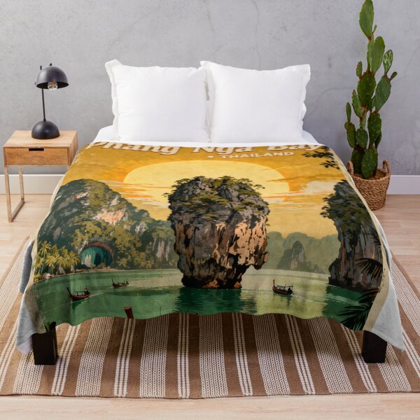 Item preview, Ko Tapu Thailand Vintage Travel Poster designed and sold by Spirit of Siam.