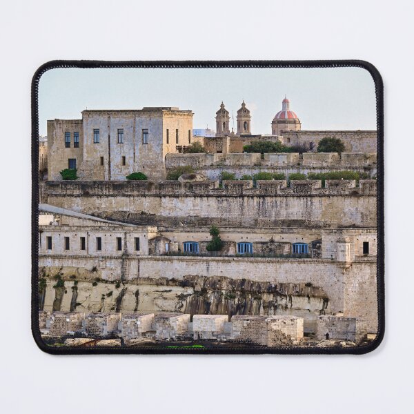 Item preview, Historic Fort St Angelo and Birgu cityscape overlooking Grand Harbour, Malta designed and sold by goceris.