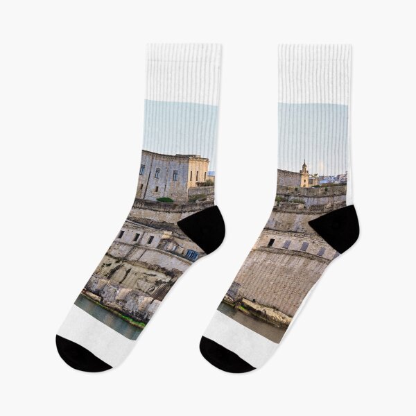 Item preview, Historic Fort St Angelo and Birgu cityscape overlooking Grand Harbour, Malta designed and sold by goceris.