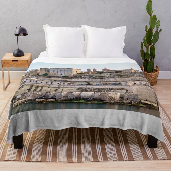 Item preview, Historic Fort St Angelo and Birgu cityscape overlooking Grand Harbour, Malta designed and sold by goceris.