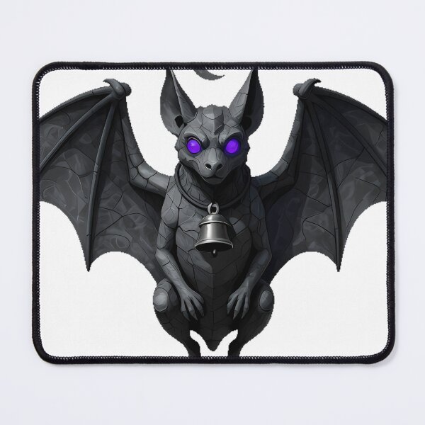 Item preview, Bat Gargoyle with Iron Bell designed and sold by IllumeInk.