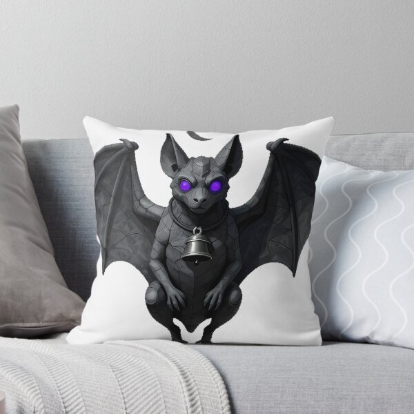 Item preview, Bat Gargoyle with Iron Bell designed and sold by IllumeInk.