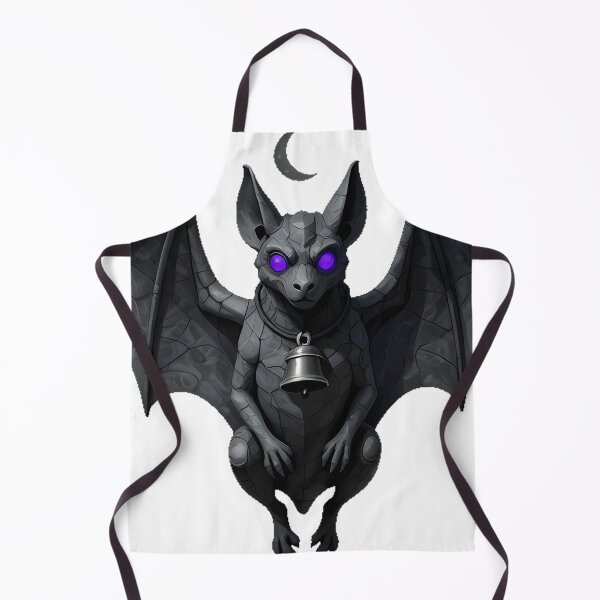 Item preview, Bat Gargoyle with Iron Bell designed and sold by IllumeInk.