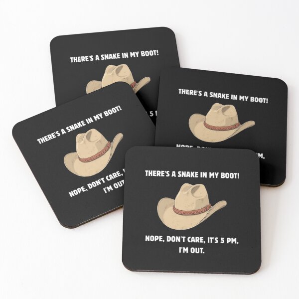 Item preview, Theres A Snake In My Boot 5 PM Out Funny Parody designed and sold by Mircea786.