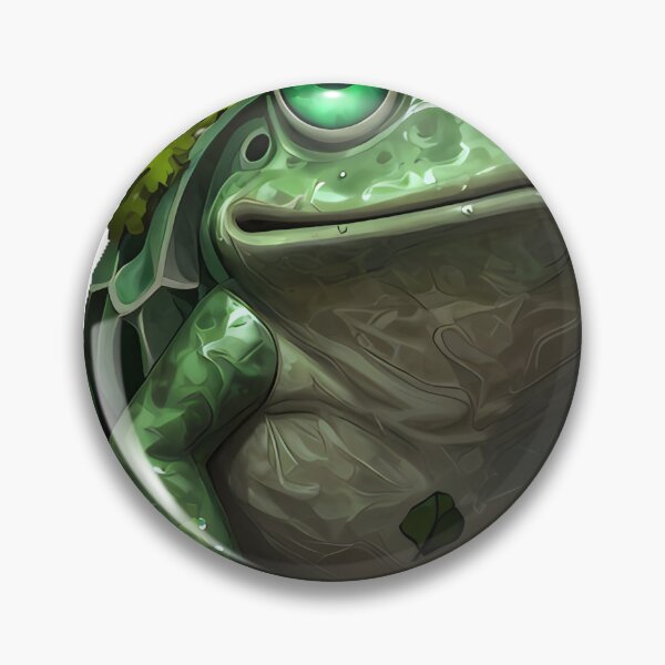 Item preview, Frog Gargoyle with Moss designed and sold by IllumeInk.