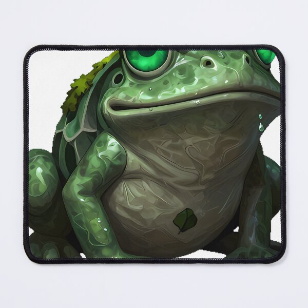 Item preview, Frog Gargoyle with Moss designed and sold by IllumeInk.