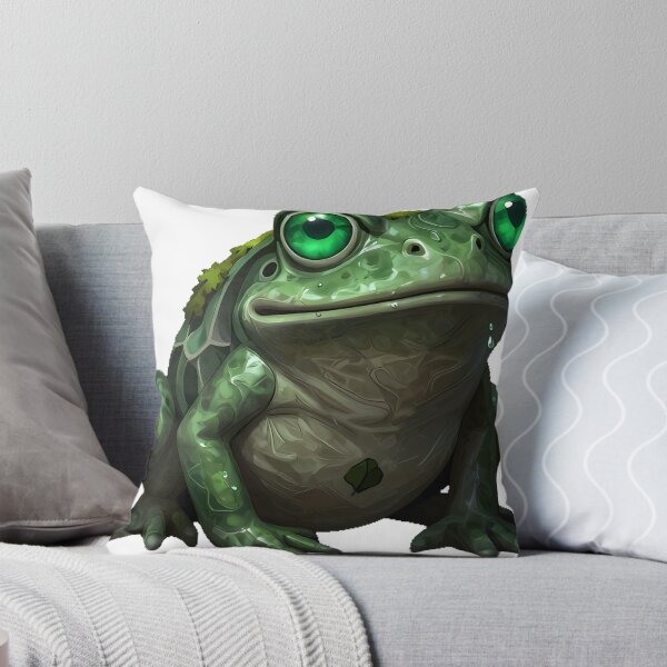 Item preview, Frog Gargoyle with Moss designed and sold by IllumeInk.