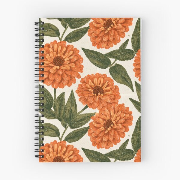 Item preview, Elegant Zinnia Flower - Birth Flower Pattern - Birthday Gift Ideas designed and sold by RoyalStarsPatts.