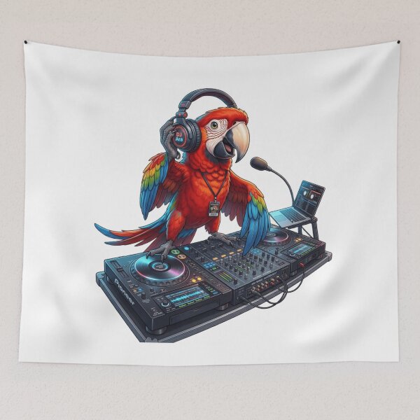 Item preview, DJ Parrot Tropical Music Beats designed and sold by Mita986.