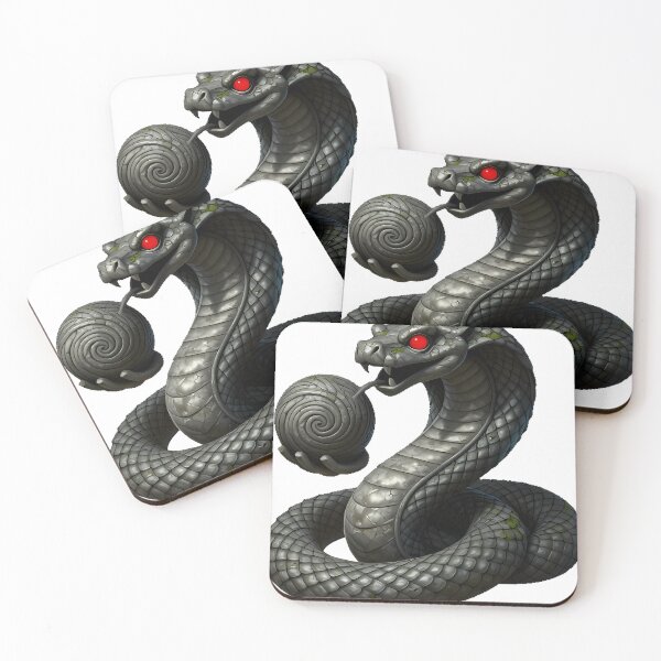 Item preview, Serpent Gargoyle Coiled designed and sold by IllumeInk.