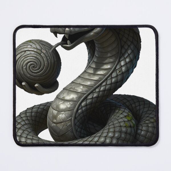 Item preview, Serpent Gargoyle Coiled designed and sold by IllumeInk.