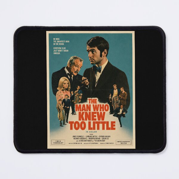 Item preview, The Man Who Knew Too Little – Retro Satire Comedy designed and sold by obstinator.
