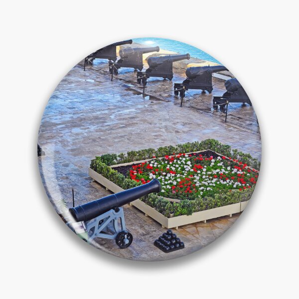 Item preview, Historic cannons at the Saluting Battery in Upper Barrakka Gardens, Valletta, Malta  designed and sold by goceris.