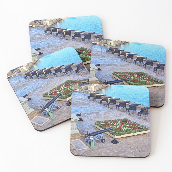 Item preview, Historic cannons at the Saluting Battery in Upper Barrakka Gardens, Valletta, Malta  designed and sold by goceris.