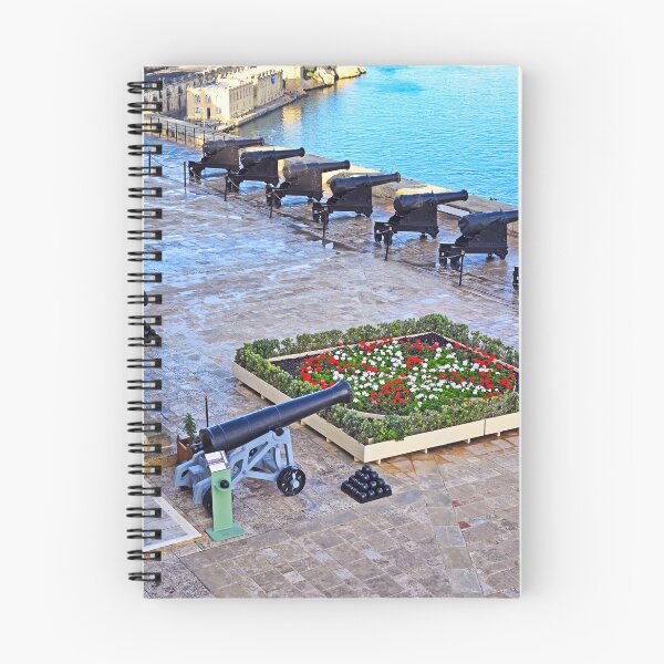 Item preview, Historic cannons at the Saluting Battery in Upper Barrakka Gardens, Valletta, Malta  designed and sold by goceris.