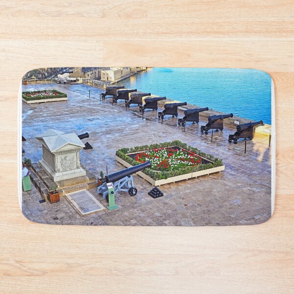 Item preview, Historic cannons at the Saluting Battery in Upper Barrakka Gardens, Valletta, Malta  designed and sold by goceris.
