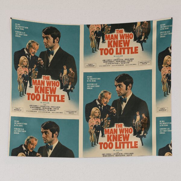 Item preview, The Man Who Knew Too Little – Retro Satire Comedy designed and sold by obstinator.