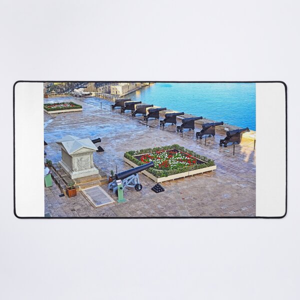 Item preview, Historic cannons at the Saluting Battery in Upper Barrakka Gardens, Valletta, Malta designed and sold by goceris.