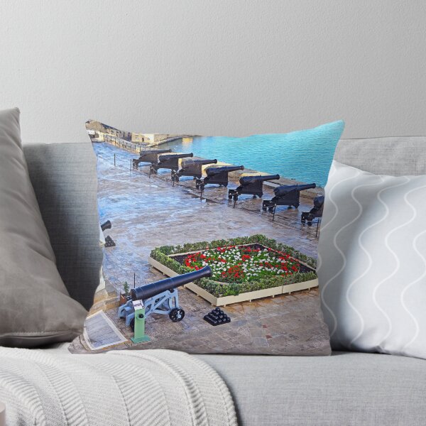 Item preview, Historic cannons at the Saluting Battery in Upper Barrakka Gardens, Valletta, Malta  designed and sold by goceris.