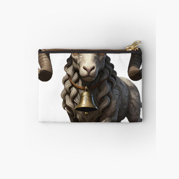 Item preview, Ram Gargoyle with Bronze Bell designed and sold by IllumeInk.