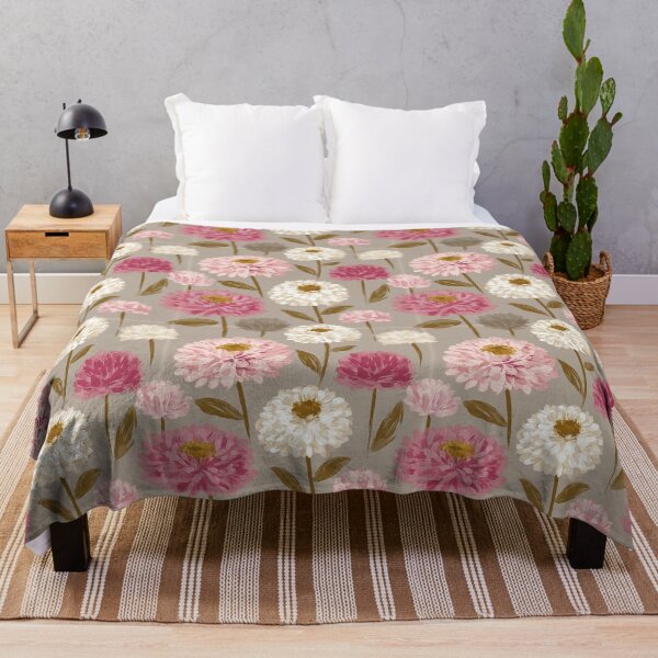 Item preview, Edgy Zinnia Flower - Flower Floral Pattern - Birthday Gifts designed and sold by RoyalStarsPatts.