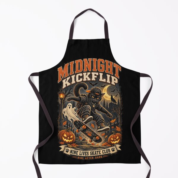 Item preview, Midnight Kickflip Black Cat Skateboard | Vintage Halloween Skate Club Graphic designed and sold by Prime legend .