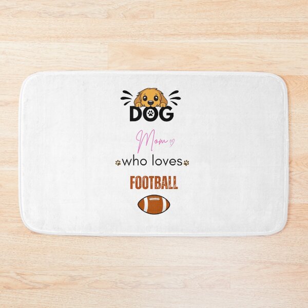 Item preview, Dog Mom Who Loves Football (US) designed and sold by PawFitt.