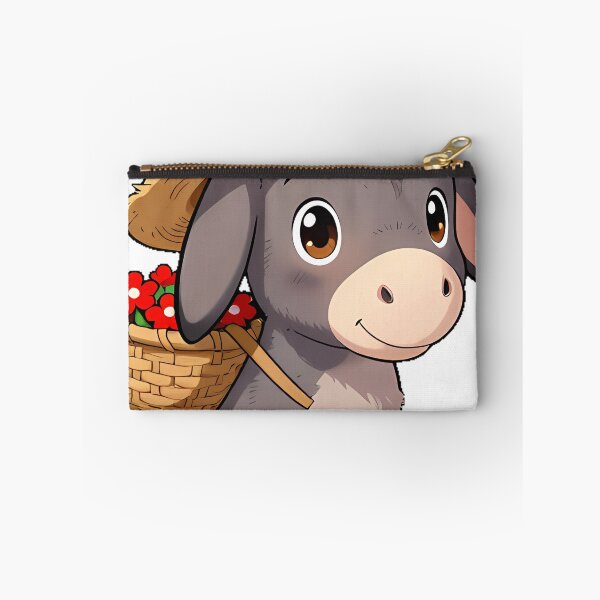 Item preview, Grey Donkey with Basket designed and sold by pumsquare.